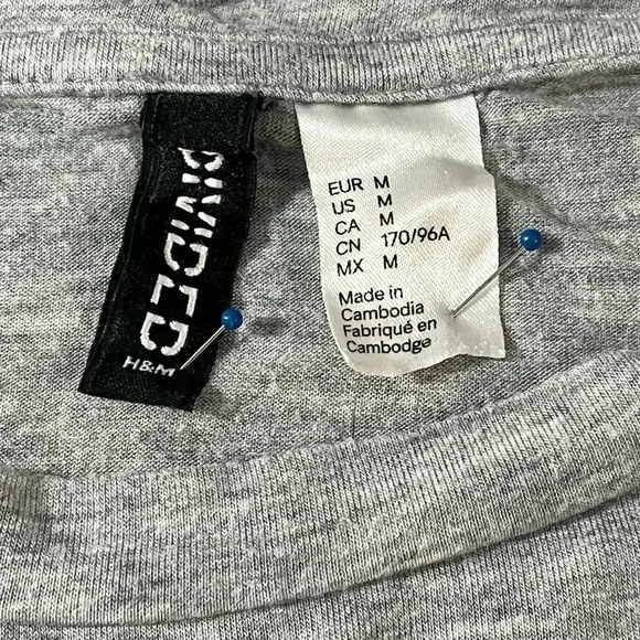 🦄 H&M Divided 🦄 “Unicorns are Real” 🦄 short Sleev tee size M EUC - Picture 10 of 11